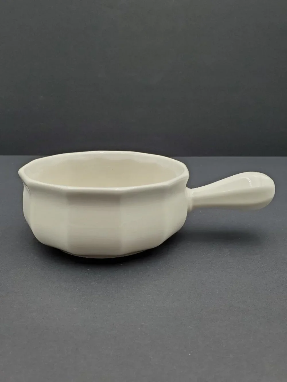 Pfaltzgraff Heritage White Onion Soup Bowls Handled Soup Chowder Chili Bowls